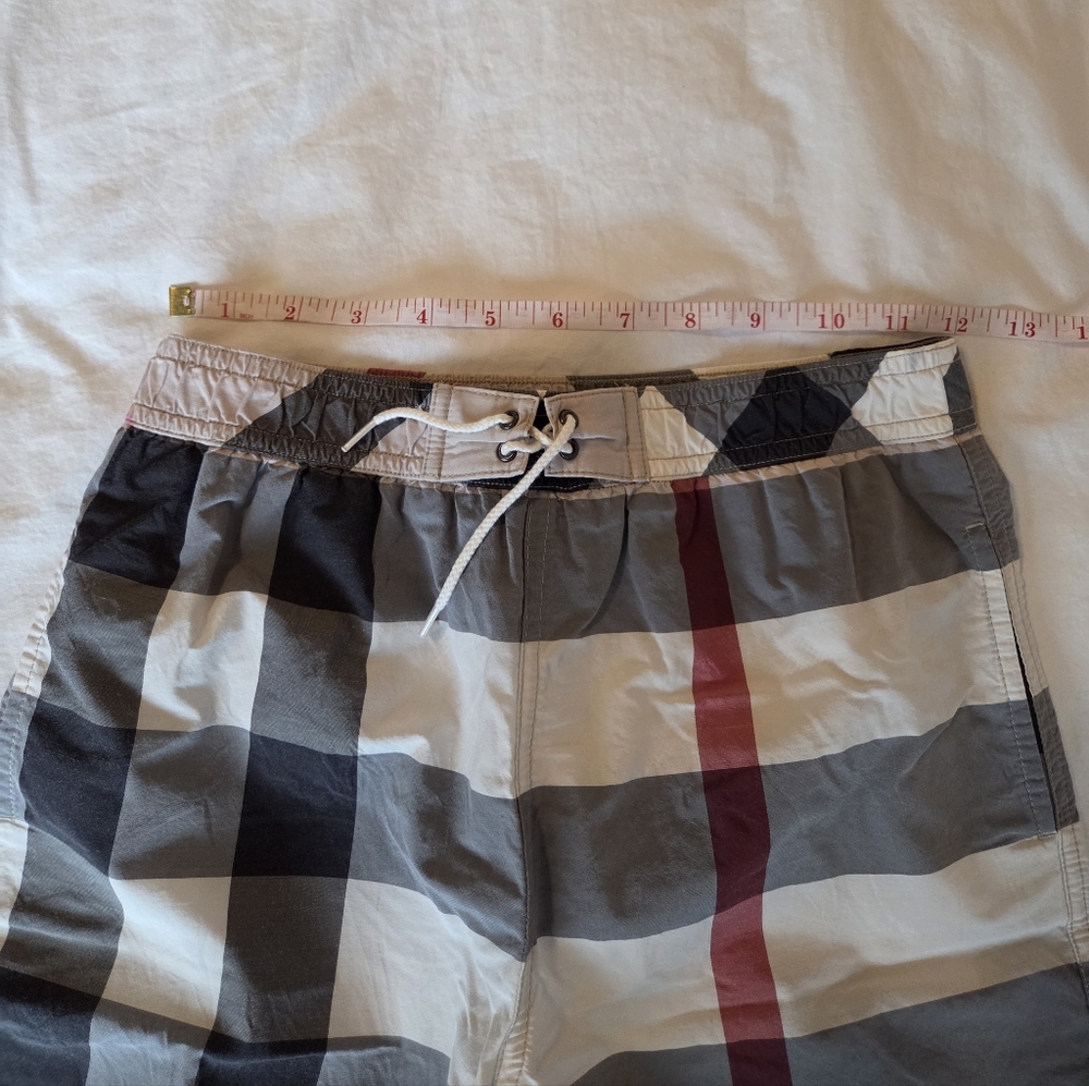 Boys Kids BURBERRY Children Swim Trunks Size 10Y - Picture 3 of 8